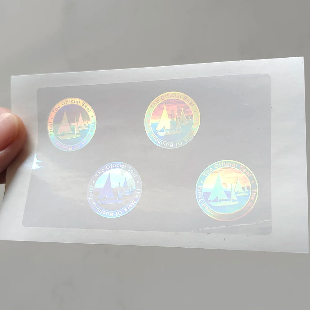 XMYLNG Holographic Decoration Stickers — Waterproof Clear Laser Labels