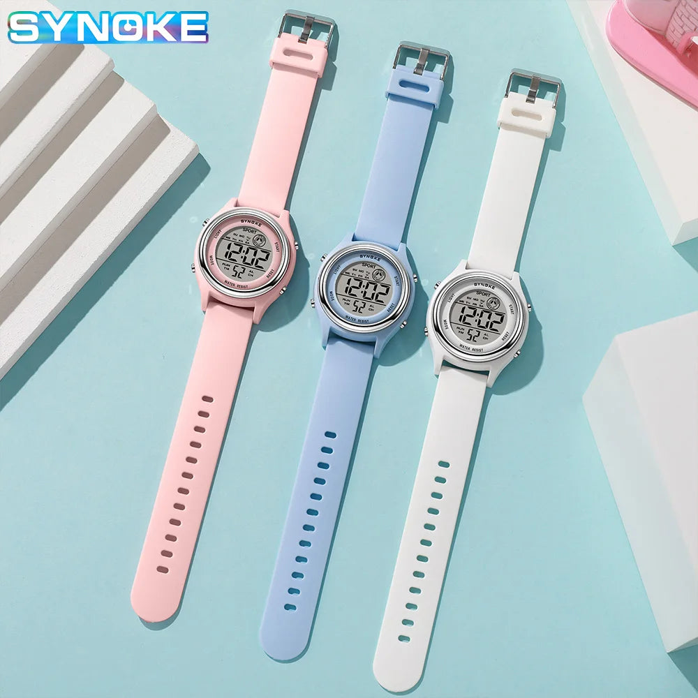 SYNOKE Kids Digital Sport Watch — Waterproof Electronic Timepiece with Backlight
