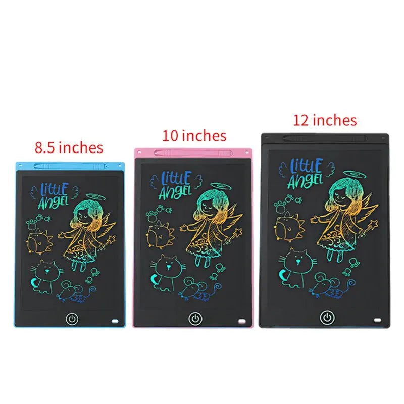 LCD Drawing Tablet — Colorful Erasable Doodle Board for Kids