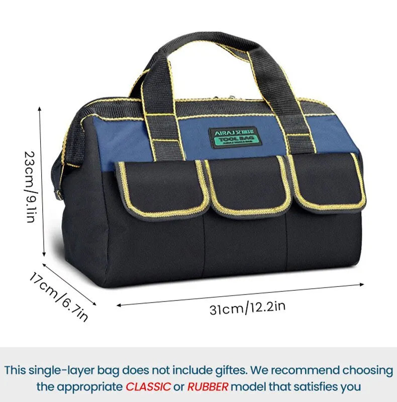 AIRAJ Multifunctional Tool Bag — Heavy Duty 1680D Oxford Cloth Storage