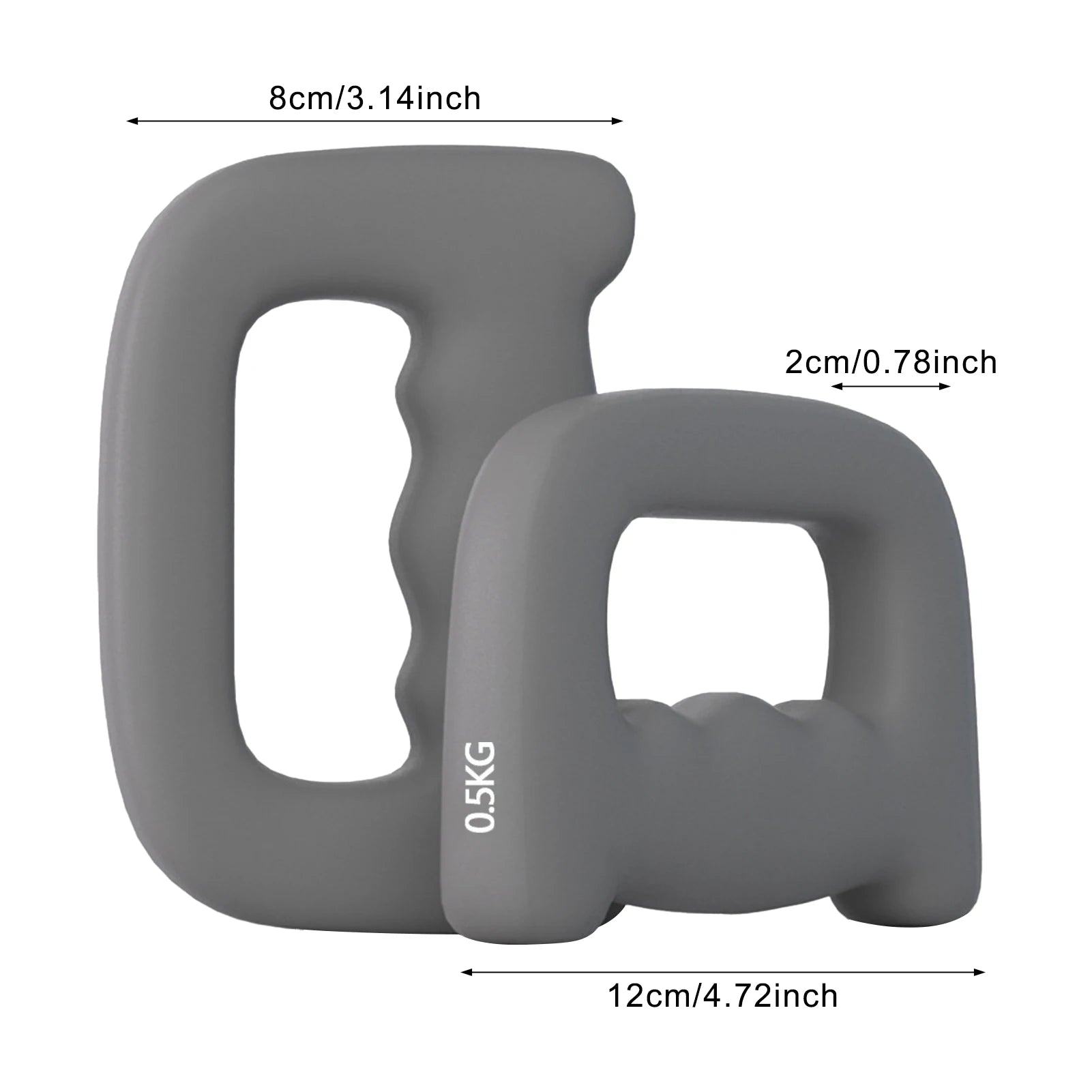 Ergonomic Hand Shaped Dumbbells — Versatile Strength Training Weights