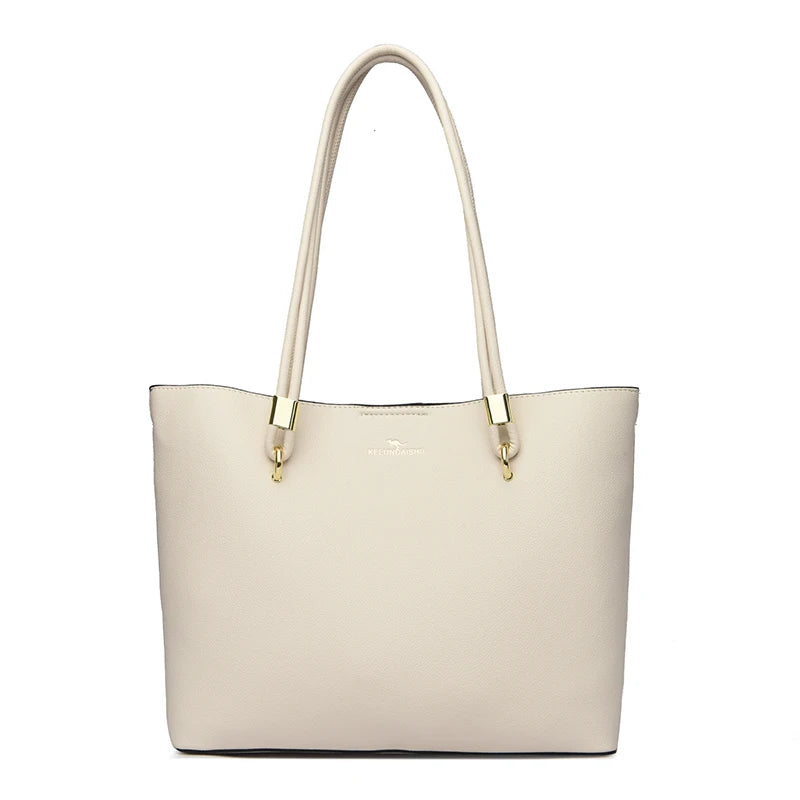 YaLePuck Women's PU Leather Hobo Bag — Large Capacity Shoulder Tote