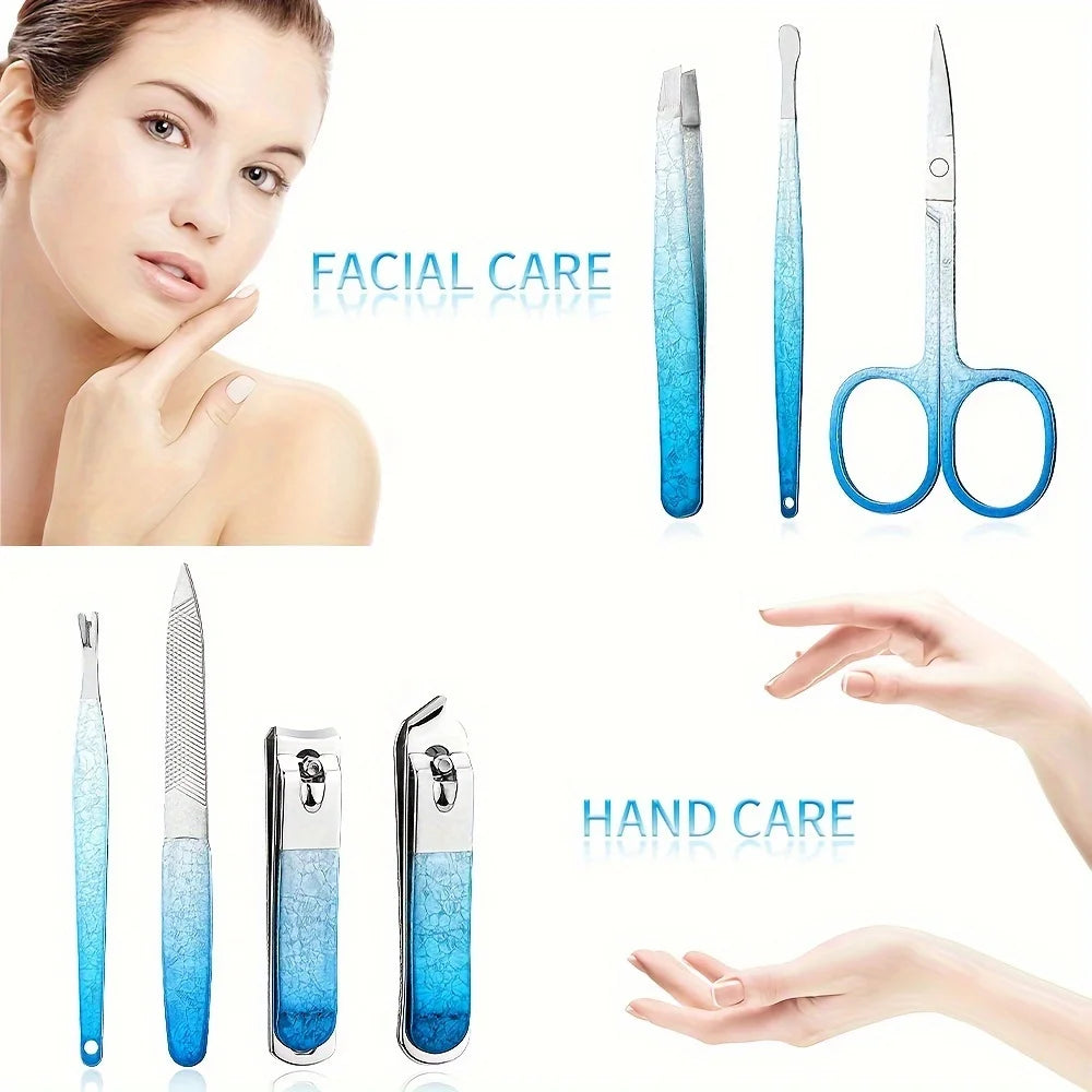 7-in-1 Manicure and Pedicure Set — Professional Nail Care Kit