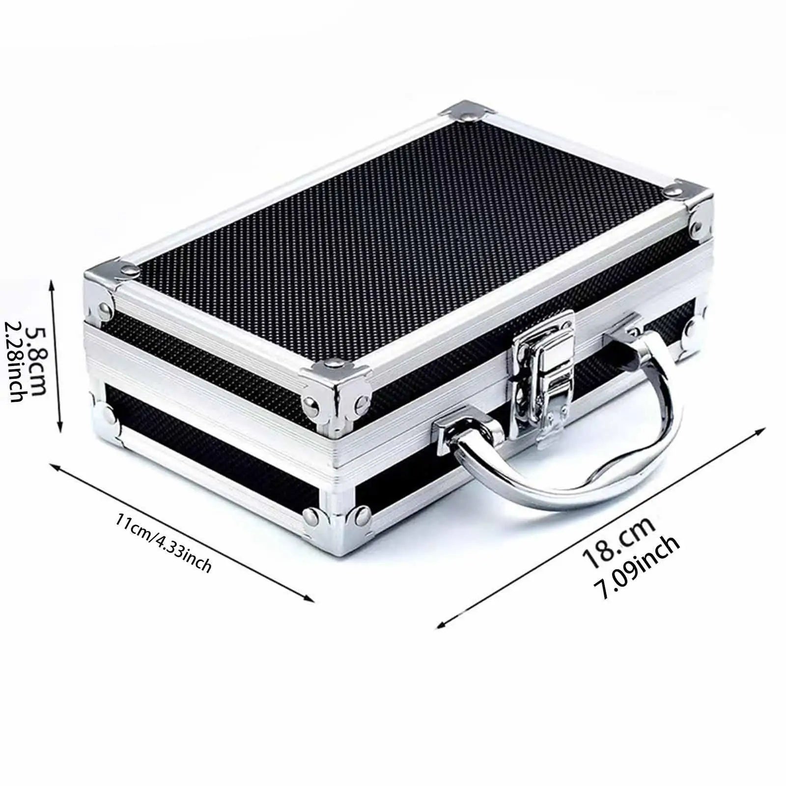Aluminum Alloy Carrying Case — Compact Shockproof Storage Box