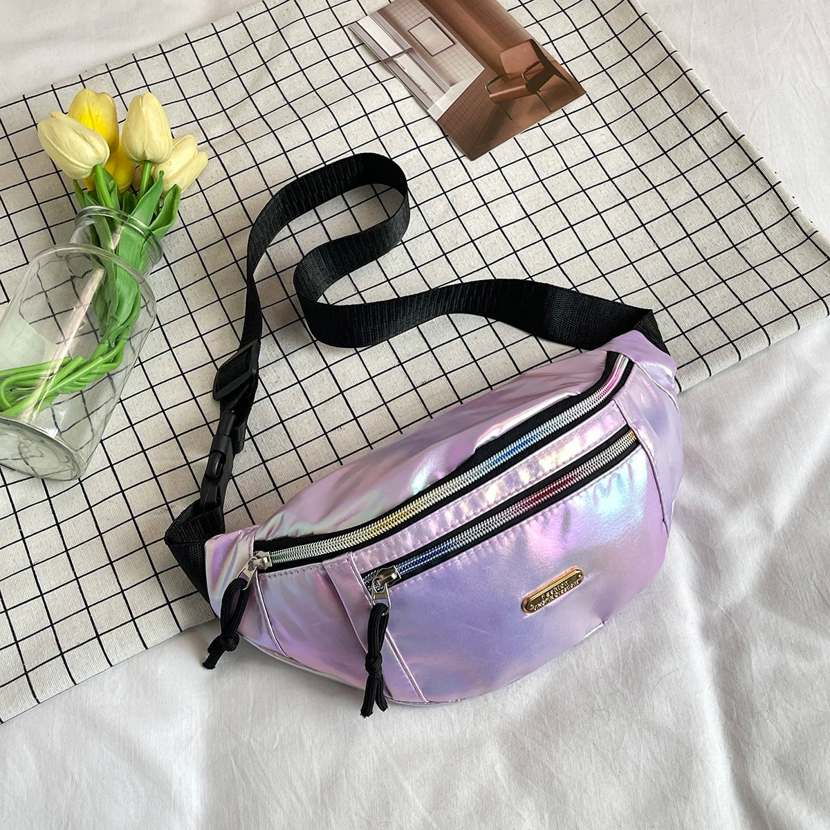 AEROCANDY Unisex Waist Pack — Adjustable Crossbody Travel Bag