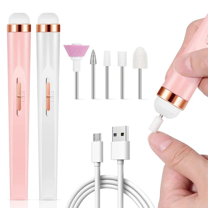 JCSYFAC Electric Manicure Kit — 5-in-1 Professional Nail Drill Set