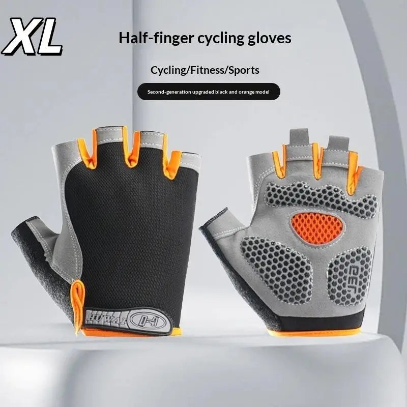 GUOMUZI Cycling Gloves — Half Finger Shock Absorbing Riding Gear