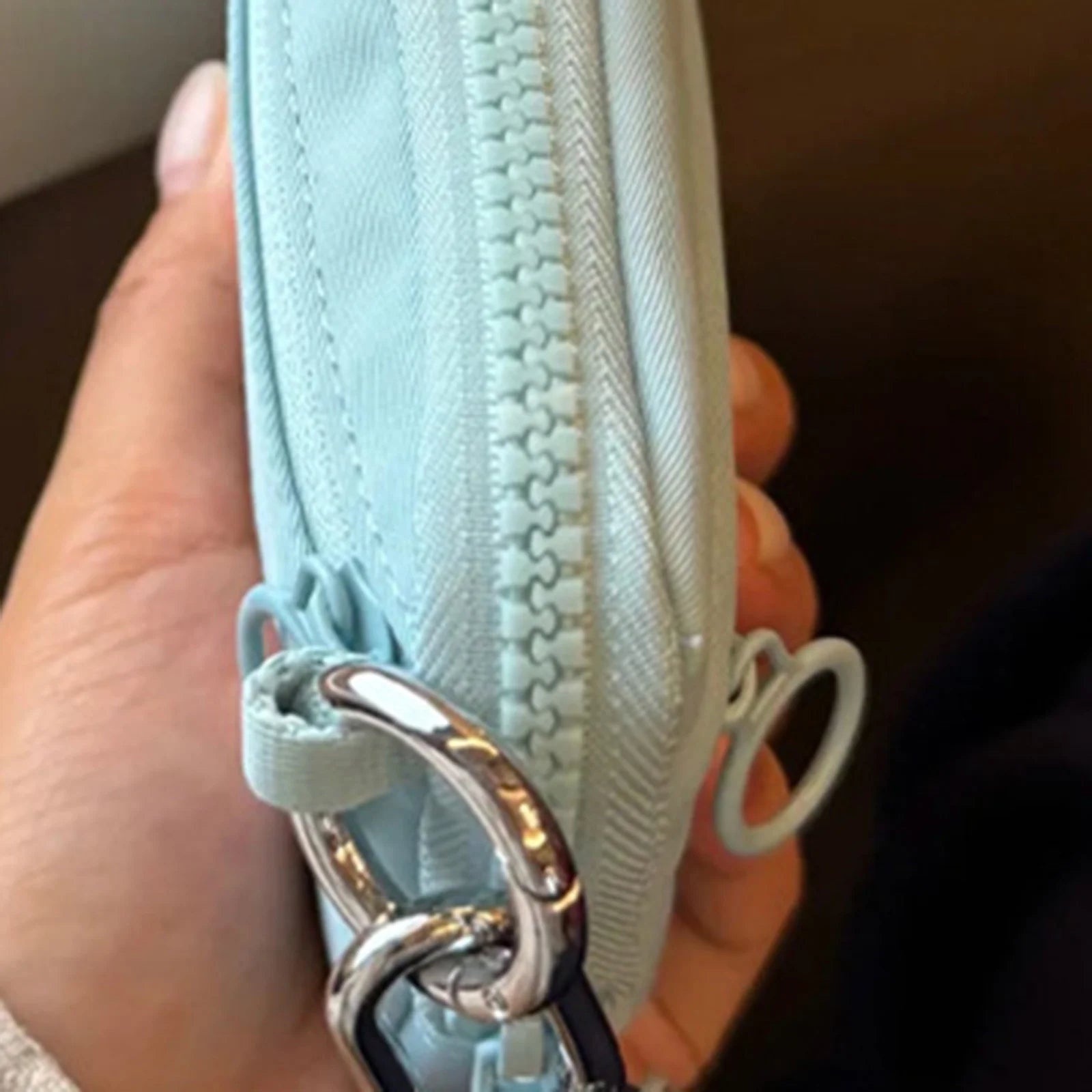 Compact Women's Wristlet Wallet — Portable Card Holder & Coin Purse