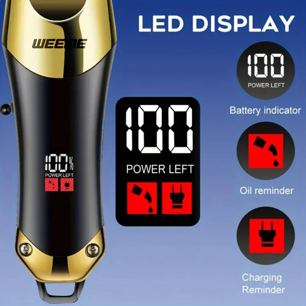 XMSJ Electric Hair Clipper — Rechargeable Trimmer