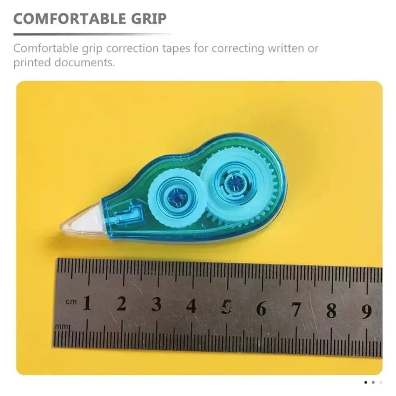 6-Piece Correction Tape Set — Cute Mechanical Design for School & Journaling