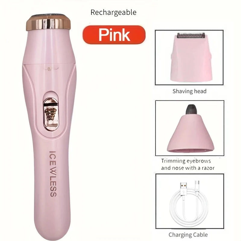 3-in-1 Multi-Functional Hair Trimmer — USB Rechargeable Grooming Tool