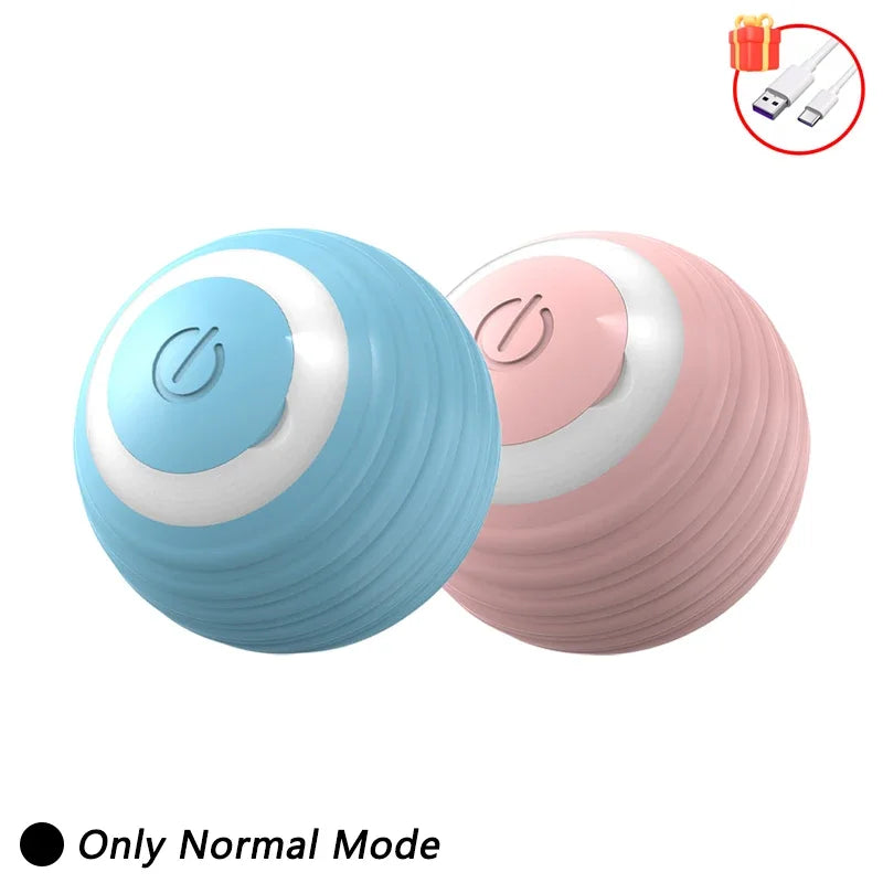 Smart Automatic Cat Toy — Self-Moving Interactive Ball with Tail