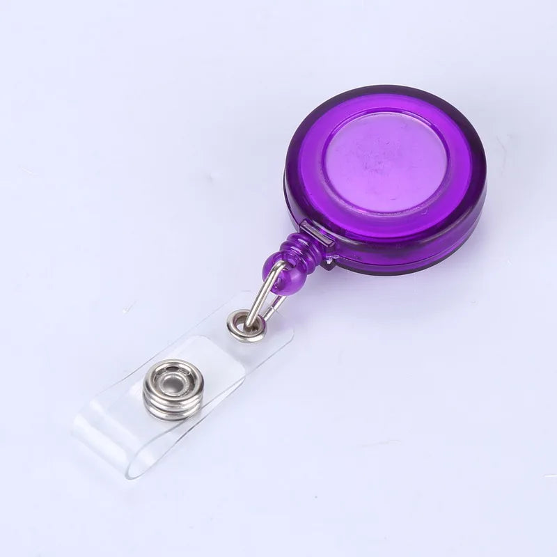 pelsone Retractable Badge Reel — Durable ID Holder Clip for Staff and Professionals