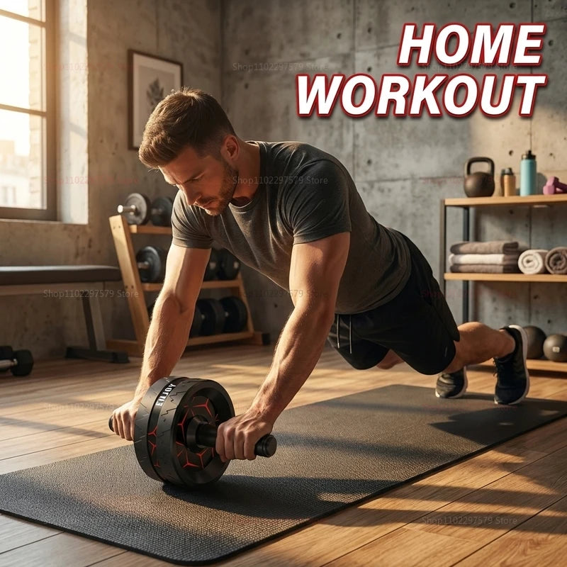 ABAY Abdominal Roller — Core Strength Training Wheel for Home Fitness