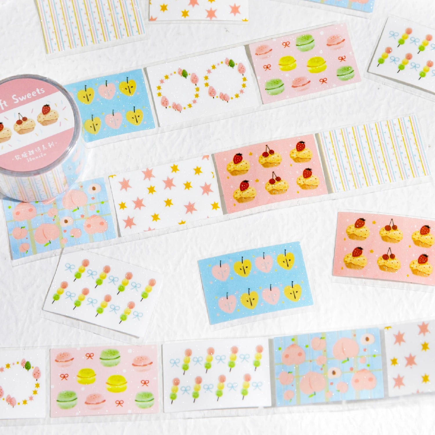 Aesthetic Washi Tape Set — Decorative Masking Tape for Scrapbooking