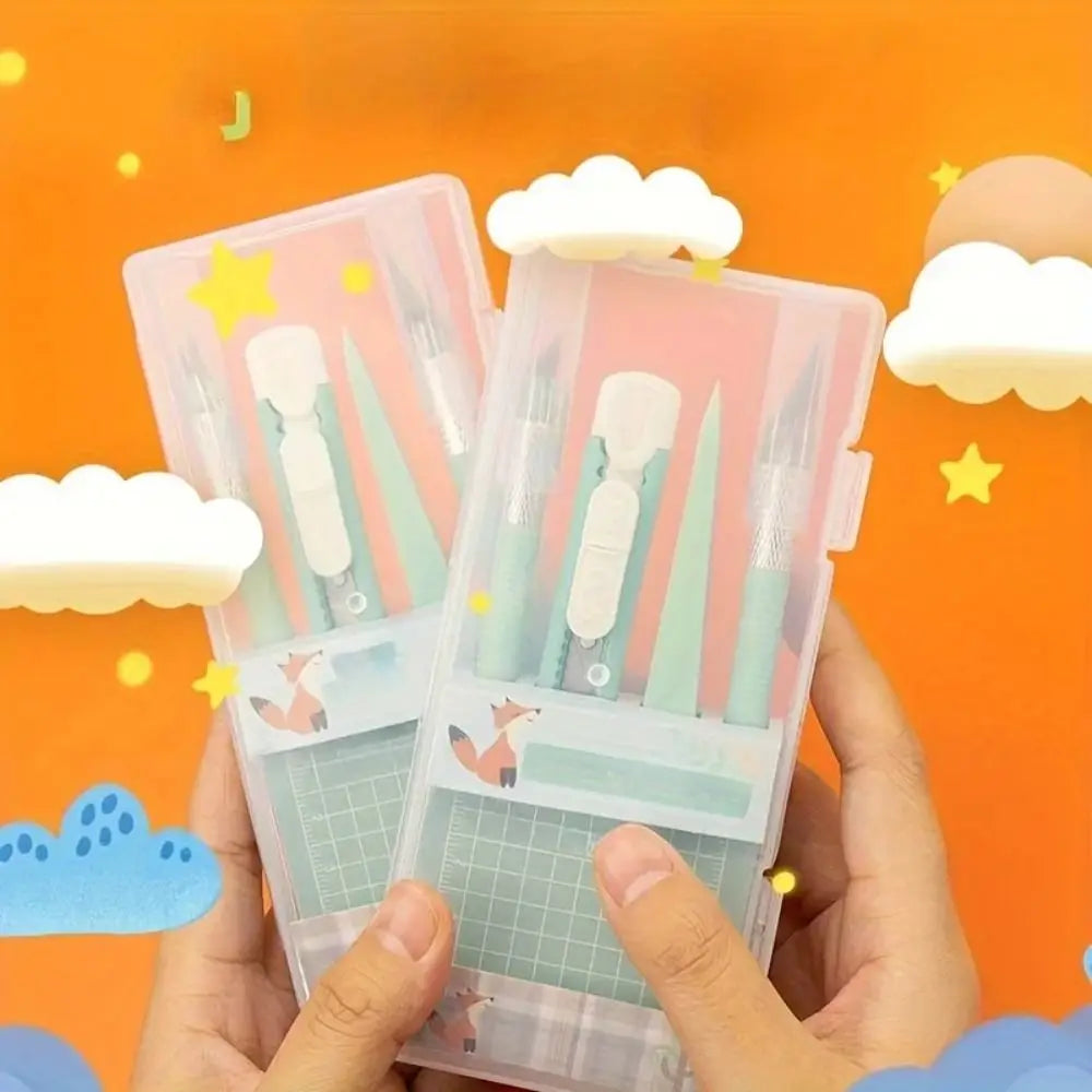 DIY Scrapbook Tool Set — 5-Piece Precision Crafting & Carving Kit
