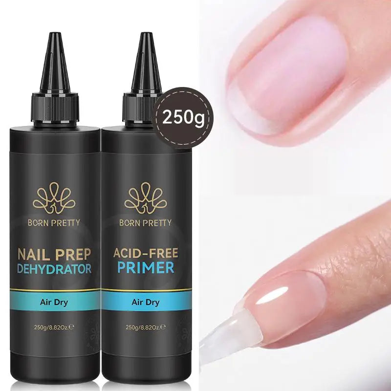 BORN PRETTY Nail Prep Dehydrator and Primer — Acid-Free Reinforcement Gel