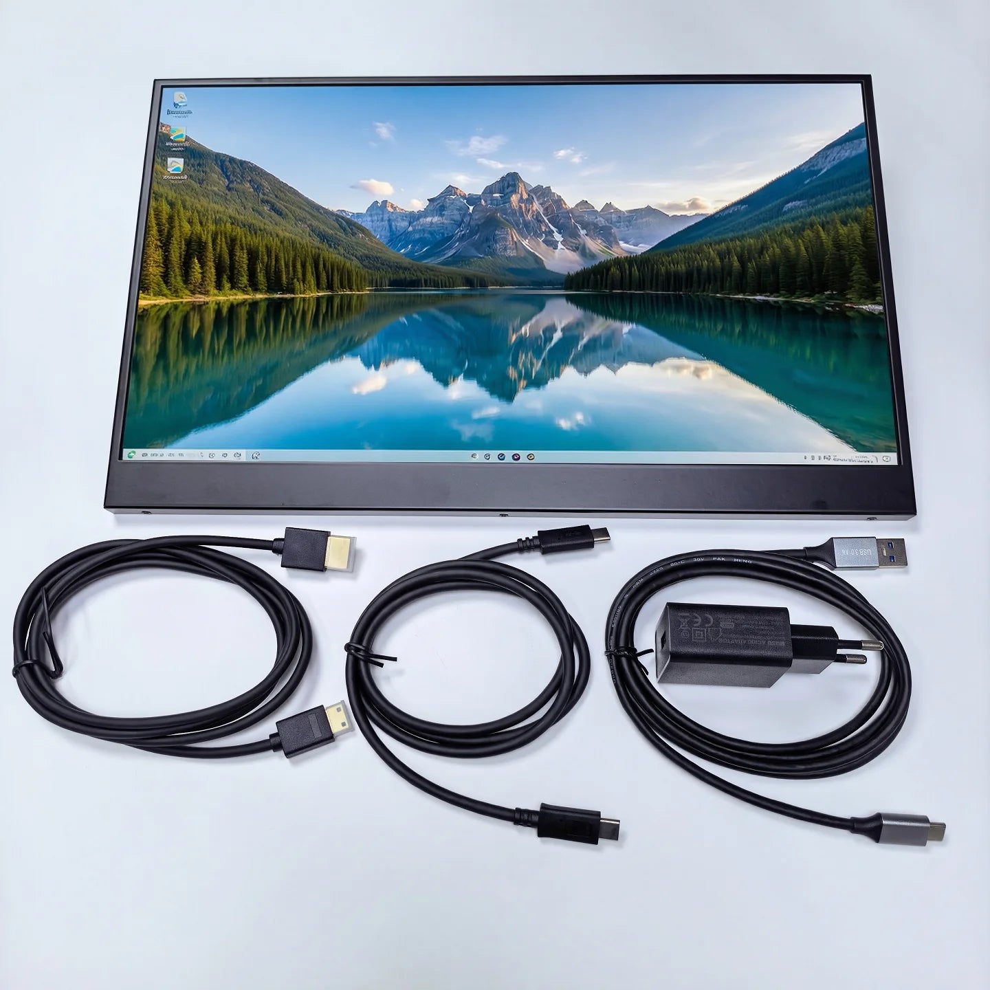 Wang Hui 15.6 Inch Portable IPS Monitor — Full HD 1080P Display for Work and Gaming