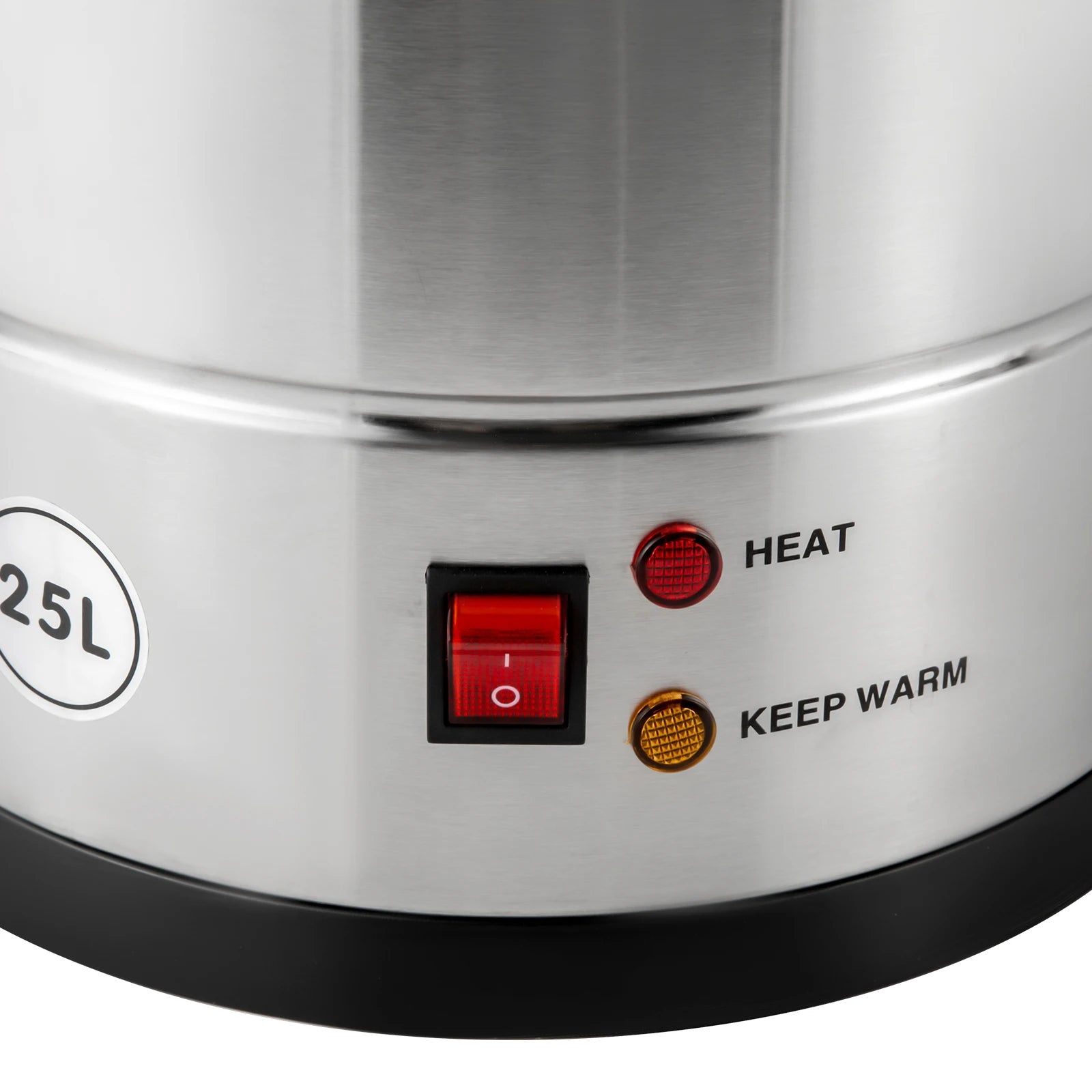 Stainless Steel Coffee Urn — 25L Large Capacity Beverage Server