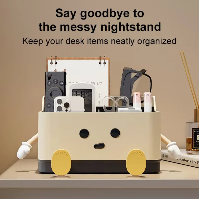 Desktop Storage Organizer — Multi-Compartment Stationery Sorting Box