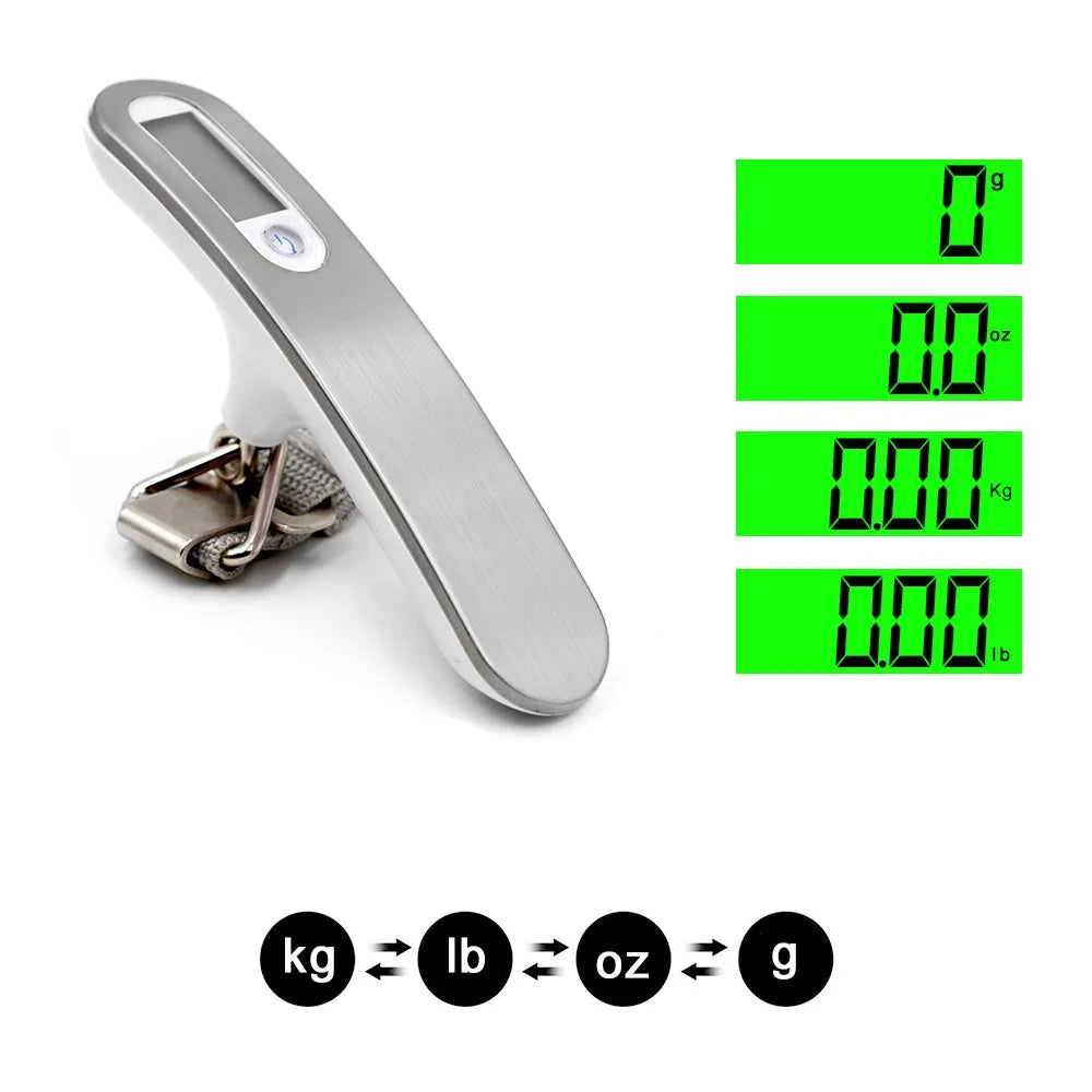 Digital Luggage Scale — Portable Hanging Weight Balance for Travel