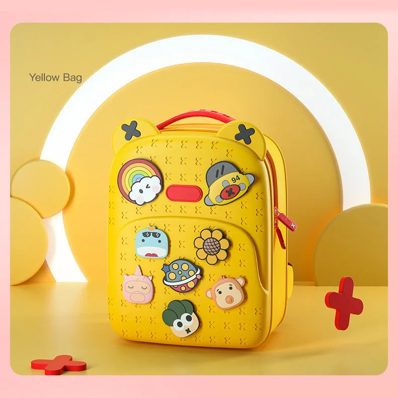 AWINPOP Kids Kawaii Backpack — Waterproof EVA School Bag for Boys and Girls