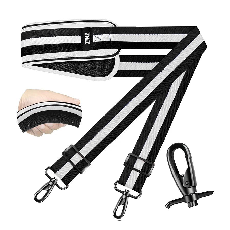Universal Adjustable Shoulder Strap — Padded Crossbody Replacement Strap