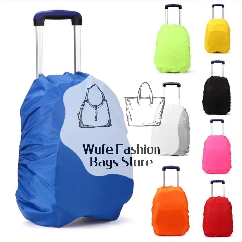 Waterproof Rolling Backpack Cover — Durable Nylon Protection for Travel