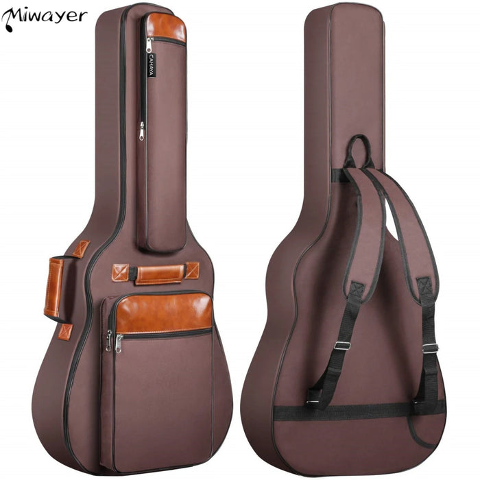 Miwayer Acoustic Guitar Bag — Waterproof Oxford Nylon Gig Backpack