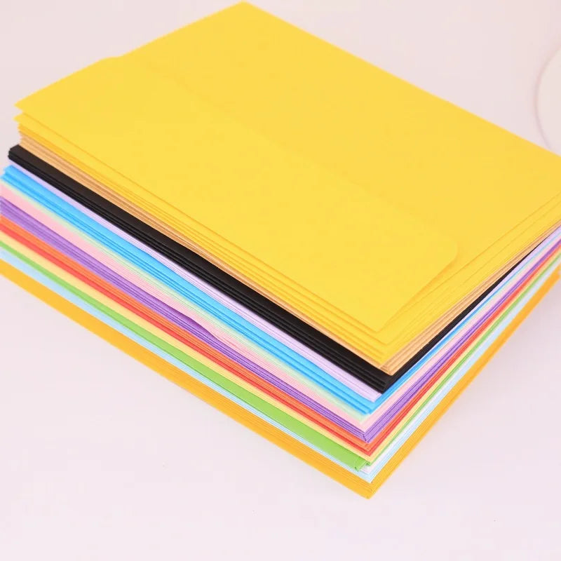 Kraft Paper Gift Envelopes — Multi-Color Letter & Photo Packaging