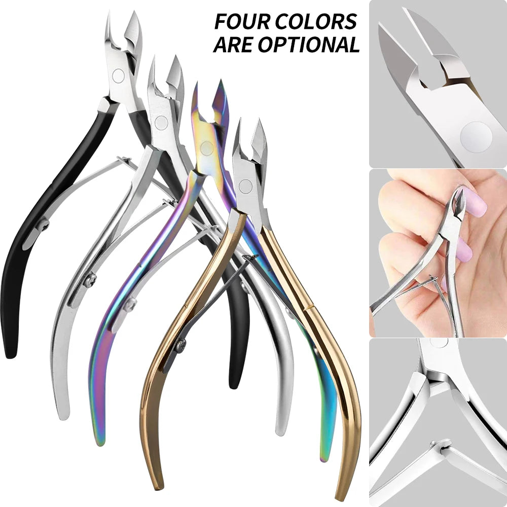 Stainless Steel Cuticle Nipper — Professional Dead Skin Remover & Trimmer