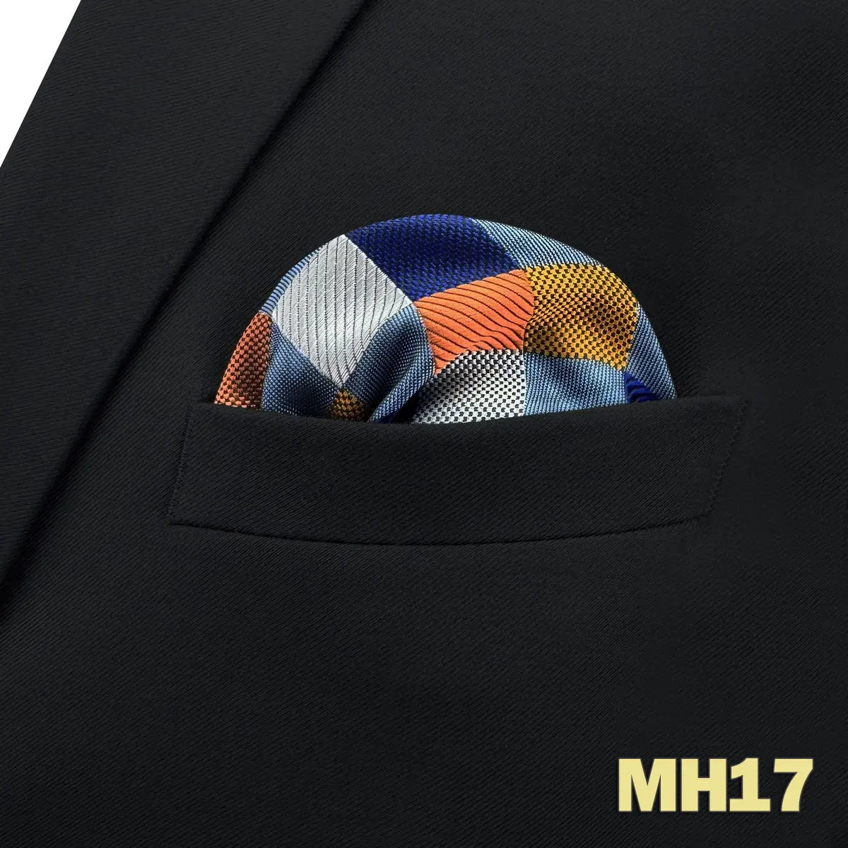 shlax&wing Men's Paisley Pocket Square — Elegant Microfiber Handkerchief for Suits