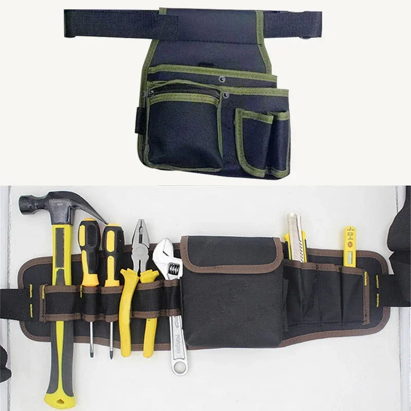 Multifunctional Tool Waist Bag — Heavy Duty Organizer for Electricians