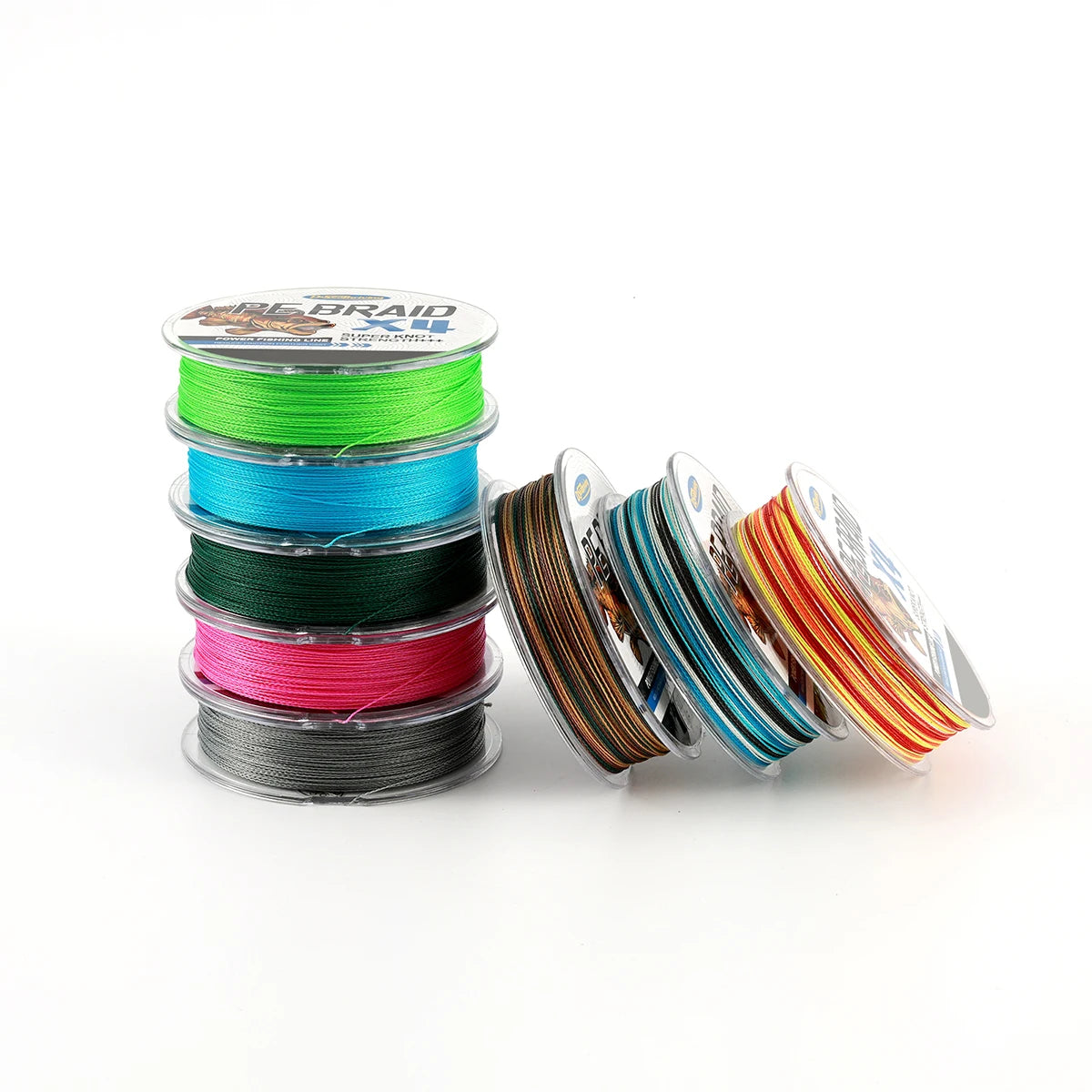 DiSeaThriving 4-Strand Braided Fishing Line — High Visibility & Abrasion Resistant