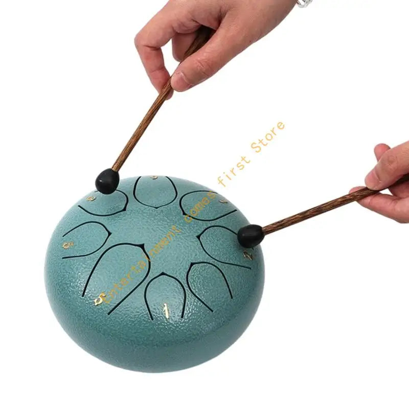 8 Note Steel Tongue Drum — Ethereal Percussion Instrument for Beginners