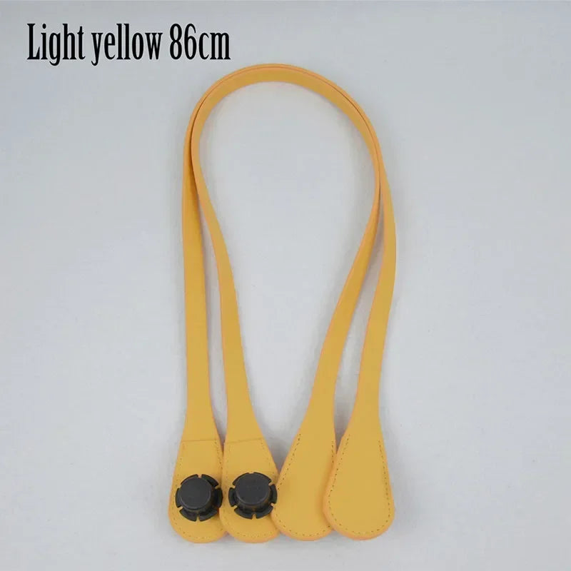 TANQU PU Leather Replacement Handles — Slim Shoulder Straps for Handbags