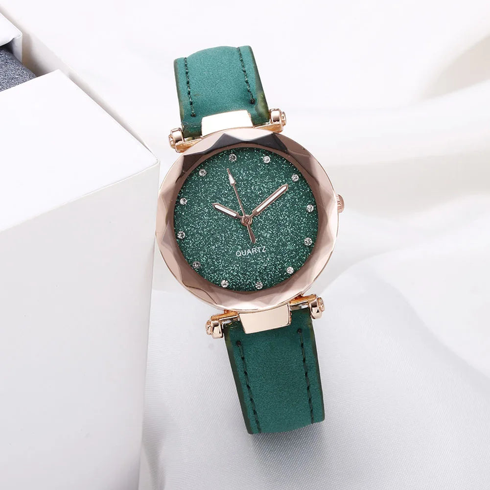 Men's Luxury Business Quartz Watch — Elegant PU Leather Wristwatch