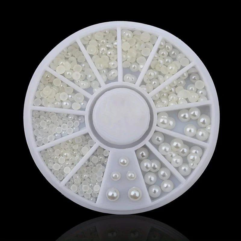 TaoTips Nail Art Rhinestones — Acrylic Crystal Gems for Manicure Decoration