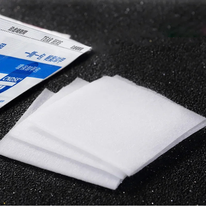 Disposable Gel Nail Polish Remover Wipes — Efficient Degreaser Tool