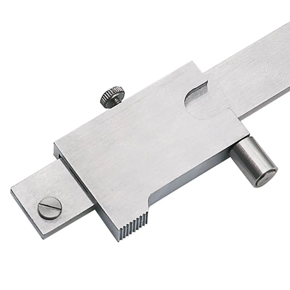 Stainless Steel Parallel Scribe Caliper — Precision Marking Tool for Woodworking