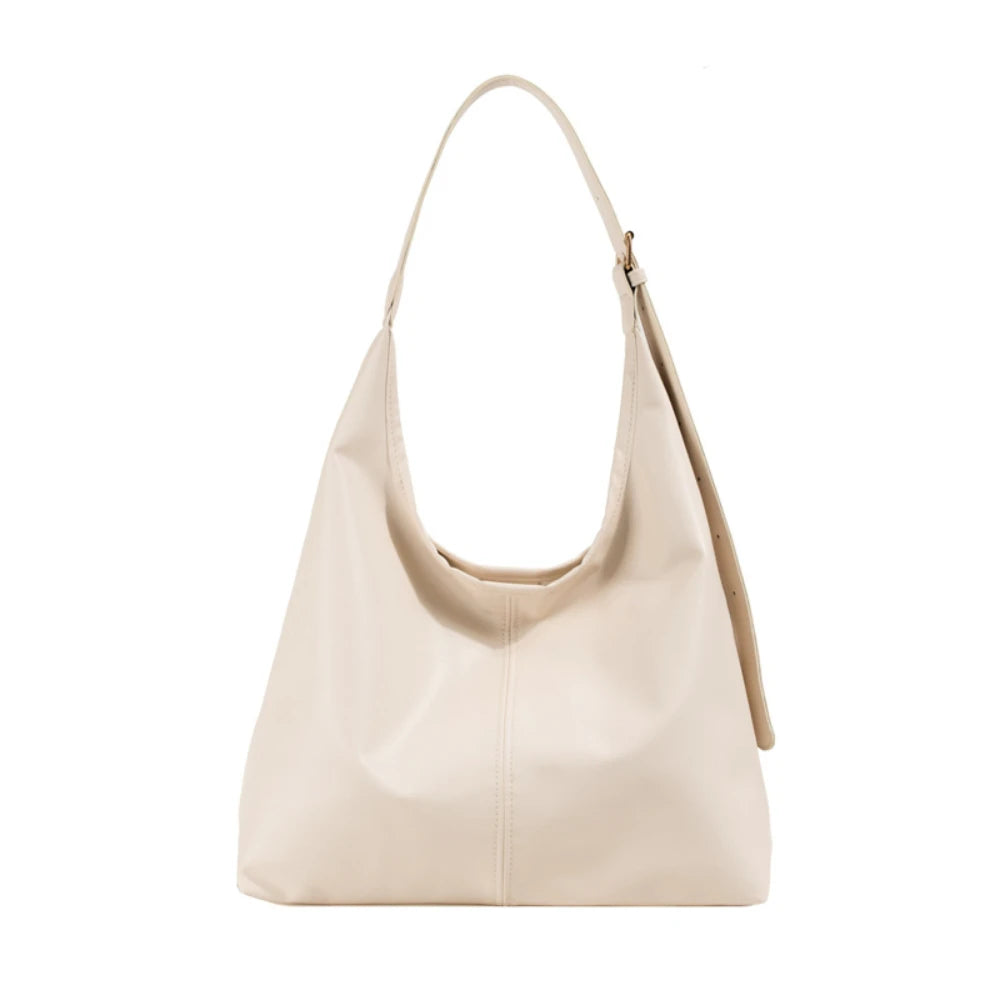 Women's Soft PU Leather Hobo Bag — Slouchy Shoulder Tote for Everyday Use