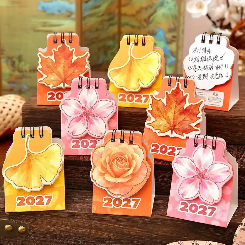 eelhoe 2027 Sheep Shaped Desk Calendar — Cute Mini Desktop Planner