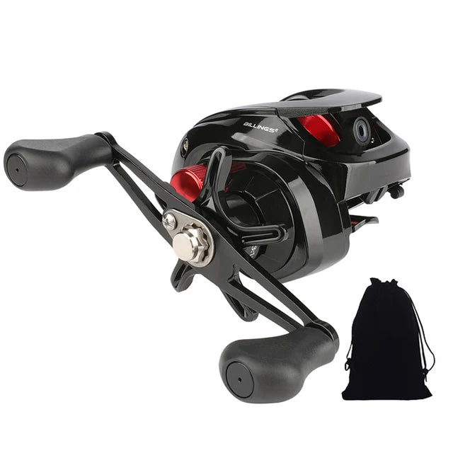 GLS Baitcasting Fishing Reel — 6.3:1 Gear Ratio with 8KG Max Drag