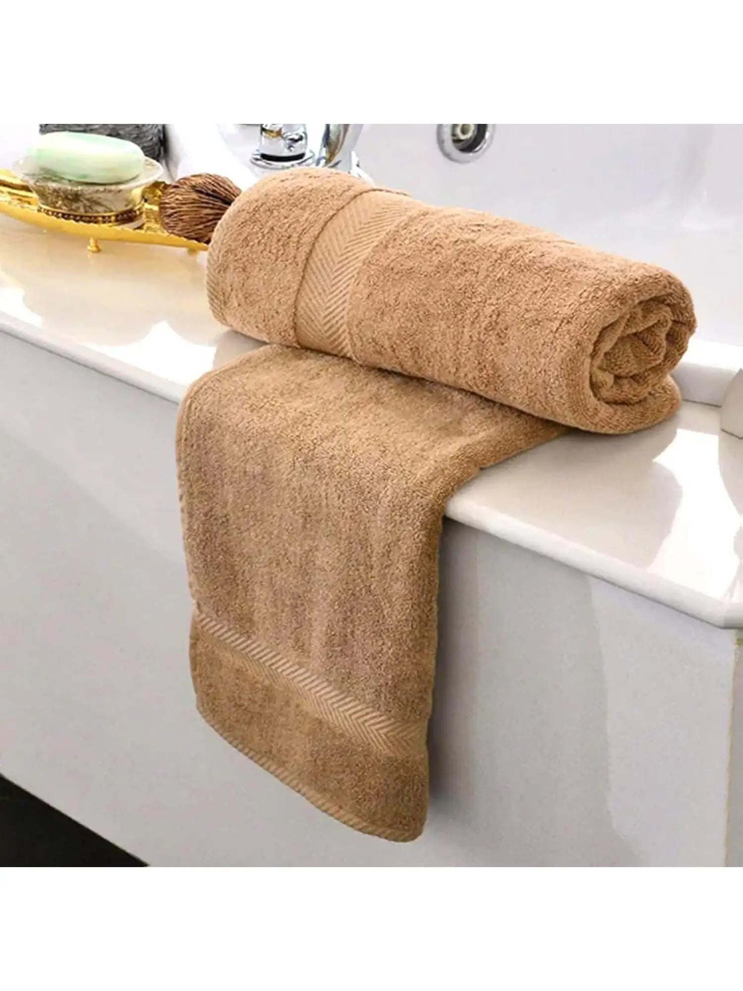 Bath Towels — Soft Absorbent Cotton