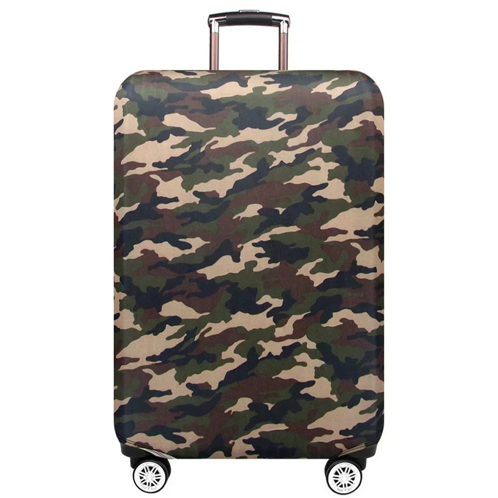 Stretch Fabric Luggage Cover — Protective Suitcase Sleeve for Travel