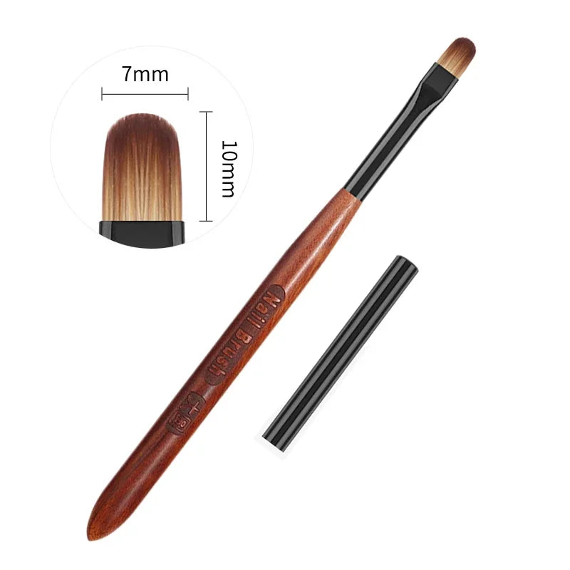 Professional Nail Art Brush Pen — Fine Nylon Bristles for Gel & Acrylic
