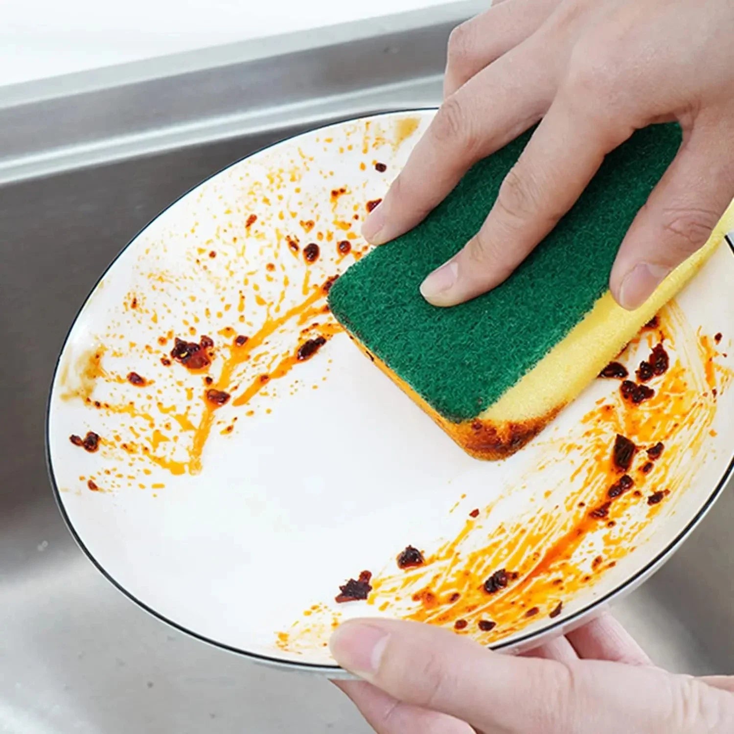 Double-Sided Magic Cleaning Sponge — Highly Absorbent Kitchen Scrubber
