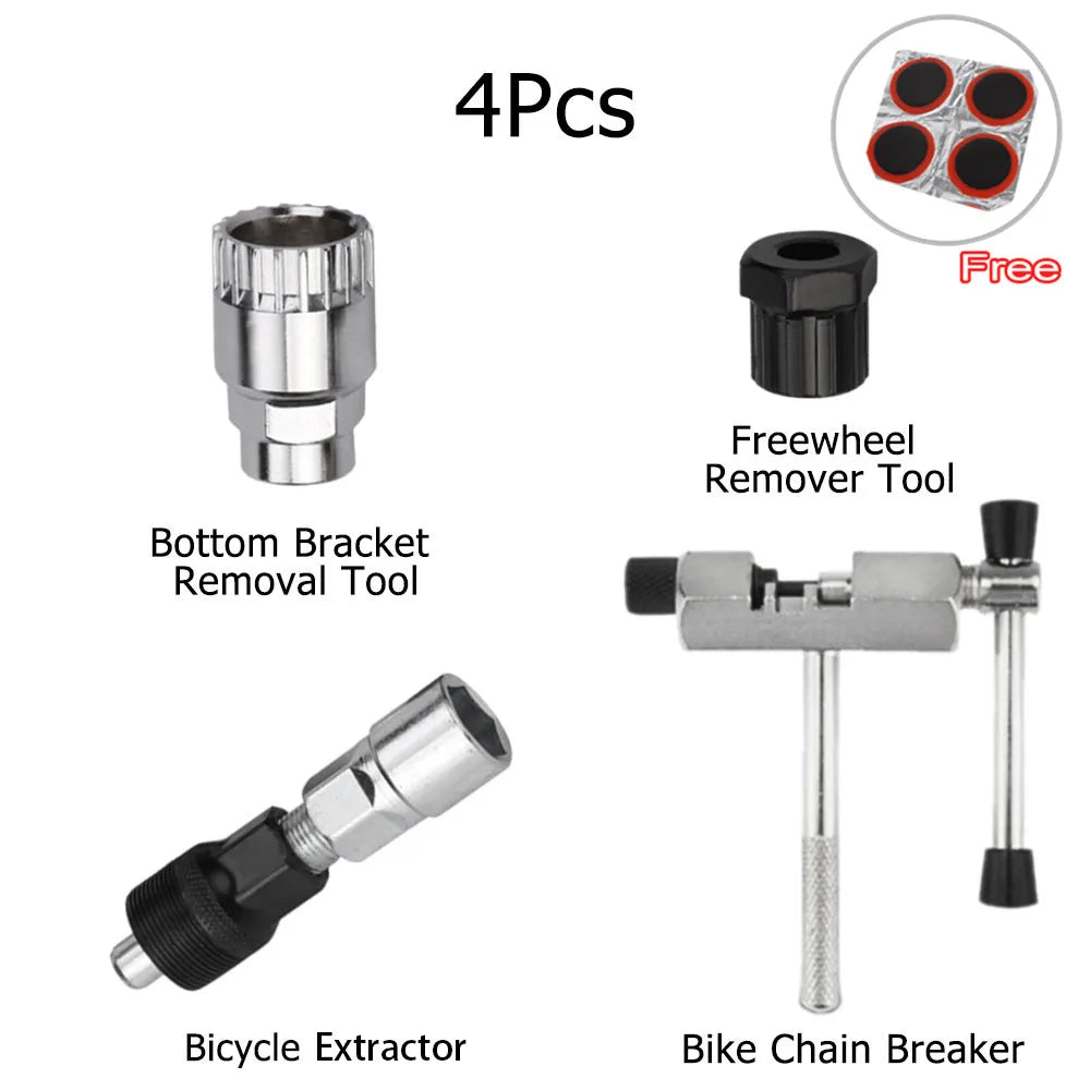 Bicycle Repair Tool Kit — Professional Maintenance Set for MTB and Road Bikes