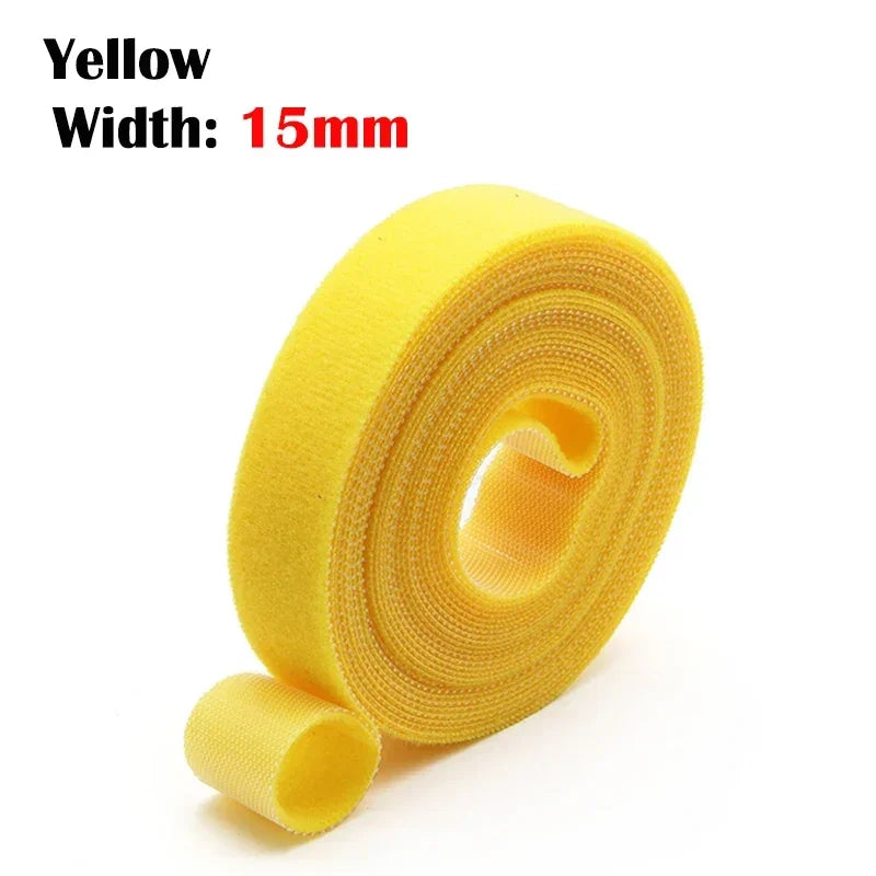 Reusable Nylon Cable Ties — Self-Adhesive Wire Management Straps