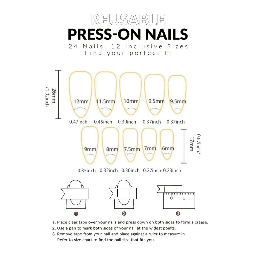 Stiletto False Nail Tips — Clear Full Cover Extensions for DIY Manicure